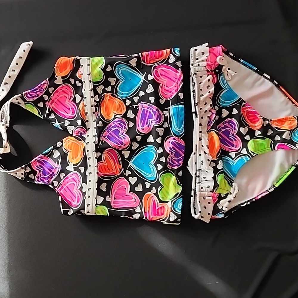 Girls Tankini With Halter Top